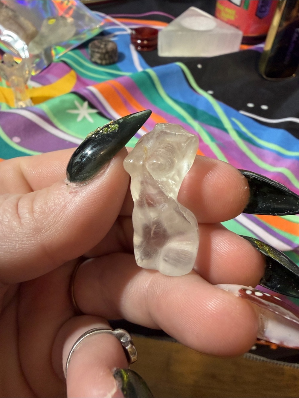 Clear Quartz Carved women’s body figure figurine woman curves